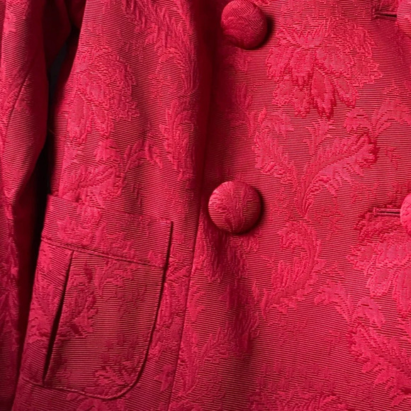 132. NWT Talbots Floral Red jacket - Picture 12 of 12